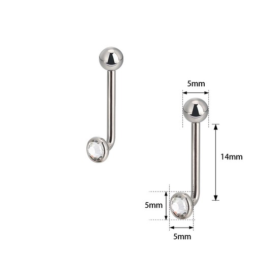 6mm titan banane l form - in, l-form
