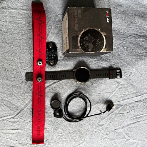 Polar grit pro titan pulsuhr - x,