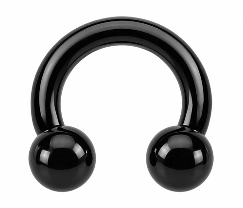 Titan hufeisen piercing - hufeisen,