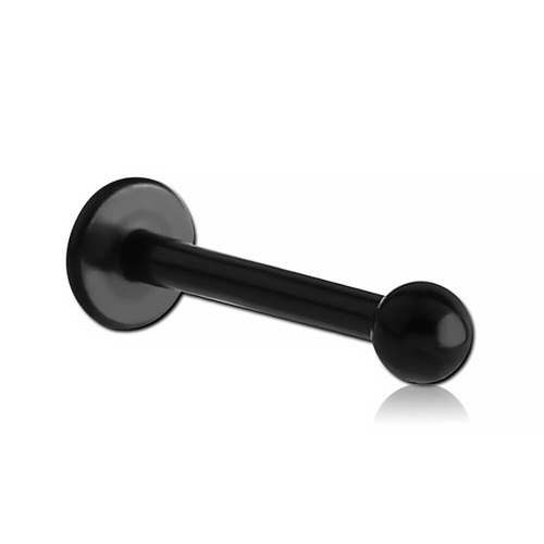 Micro labret titan schwarz mit - titan,