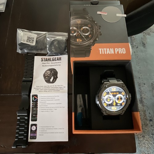 Stahlgear titan pro smartwatch - titan,