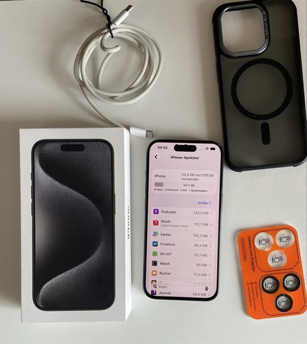 Apple iphone pro 128gb - iphone, 15