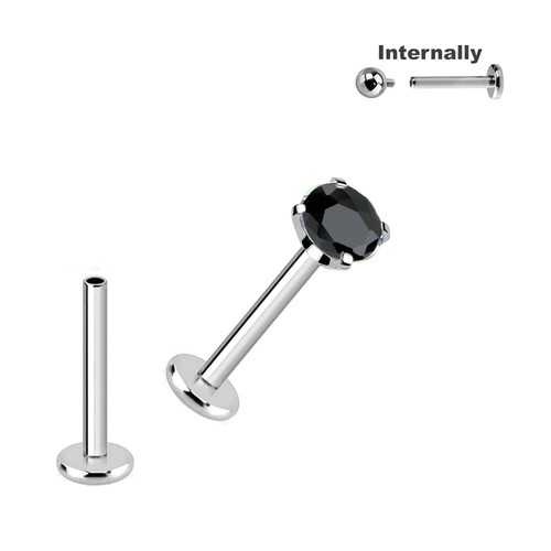 2mm titan labret runder - 1,2mm,