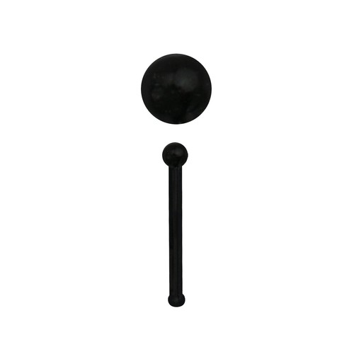 Nasenstecker titan schwarz - titan,